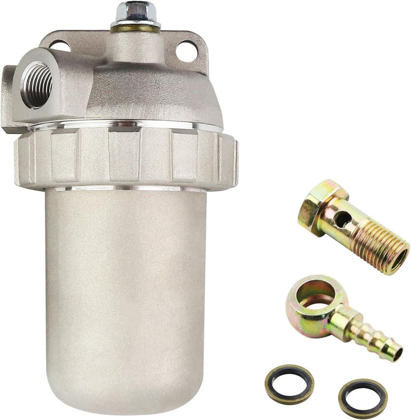 Tivora Fuel Strainer Assembly 124790-55601 Compatible with Yanmar Engine 1GM 2GM 3GM 1GM10 2GM20 3GM30 - Image 1